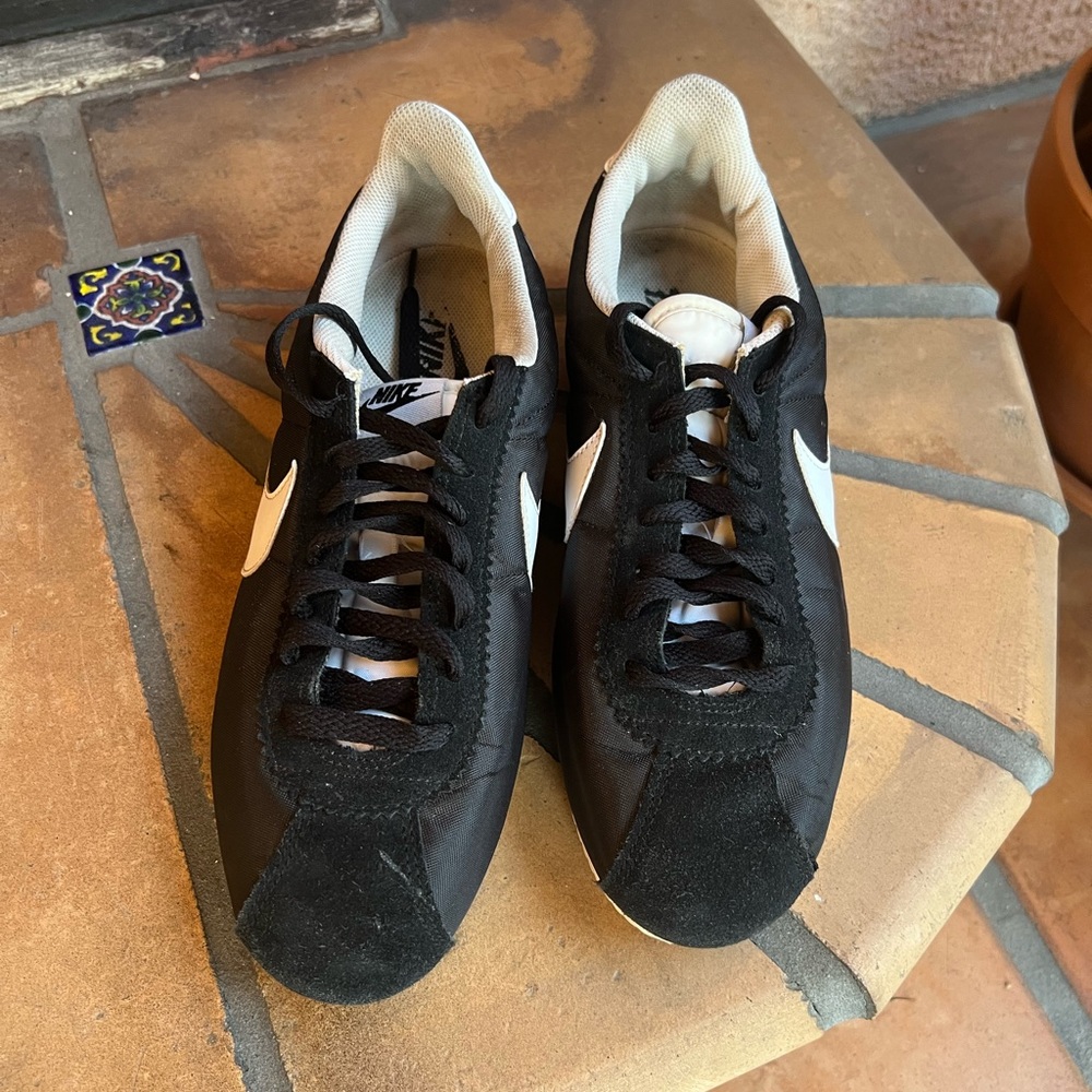 Nike Black Cortez Sneaker, Sz 11 Women